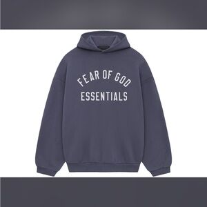 Essentials Fear of God Hoodie - Dark Blue